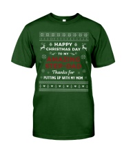 Happy Christmas Day To My Amazing Step-dad Classic T-Shirt front