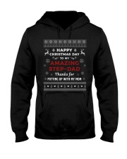 Happy Christmas Day To My Amazing Step-dad Hooded Sweatshirt thumbnail