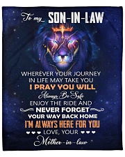 Wherever Journey In Life Lion MIL To Son-In-Law Fleece Blanket - 50" x 60" front