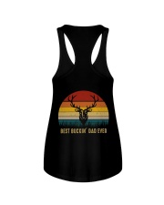 Best Buckin' Dad Ever Ladies Flowy Tank thumbnail