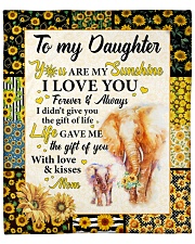 Elephant-U R My Sunshine I Love U-Mom-To-Daughter Fleece Blanket - 50" x 60" front