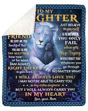 I Asked God For A Best Friend Lion Mom To Daughter Sherpa Fleece Blanket - 50" x 60" thumbnail