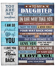 You Are My Sunshine Mom To Daughter Fleece Blanket - 50" x 60" front