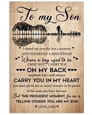 I Closed My Eyes For But A Moment Lion Dad To Son Vertical Poster tile
