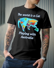 Cat World Map Classic T-Shirt lifestyle-mens-crewneck-front-6