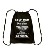 Step Dad And Daughter A Bond That Can't Be Broken Drawstring Bag thumbnail