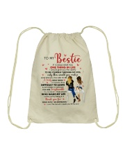Bestie Thanks For Being Such An Inspiration Drawstring Bag tile