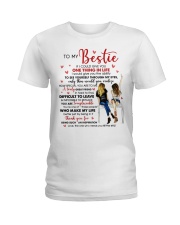 Bestie Thanks For Being Such An Inspiration Ladies T-Shirt tile