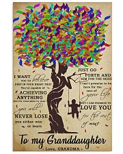 To My Granddaughter 11x17 Poster front