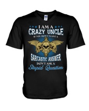 I Am A Crazy Uncle V-Neck T-Shirt thumbnail