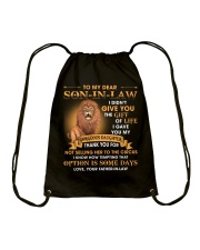 To My Dear Son-In-Law From Father-in-law Drawstring Bag thumbnail