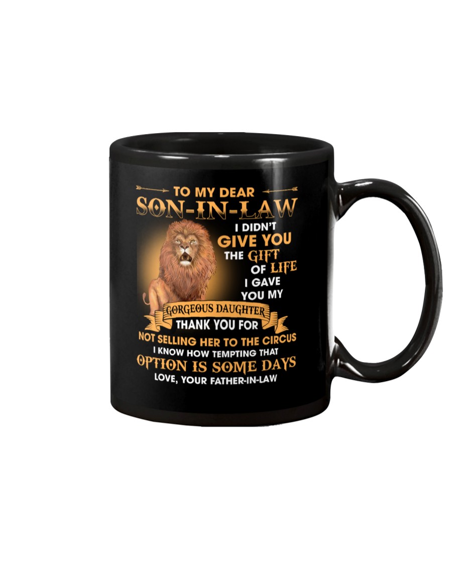 To My Dear Son-In-Law From Father-in-law Mug