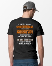 Spoiled Husband Of A Freaking Awesome Wife Classic T-Shirt lifestyle-mens-crewneck-back-6