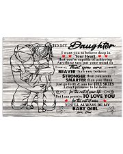 I Want U To Believe In Your Heart-Dad To Daughter 17x11 Poster thumbnail