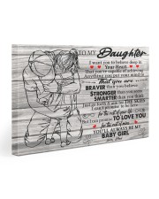 I Want U To Believe In Your Heart-Dad To Daughter Gallery Wrapped Canvas Prints tile