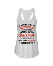 My Daughter Has A Batshit Crazy Mom Ladies Flowy Tank thumbnail