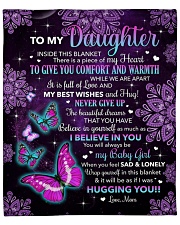 Inside This Blanket Is A Piece Mom To Daughter Fleece Blanket - 50" x 60" front