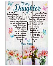 Daughter Butterfly I Love You To The Moon And Back 11x17 Poster front
