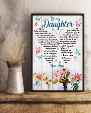 Daughter Butterfly I Love You To The Moon And Back 11x17 Poster lifestyle-poster-3