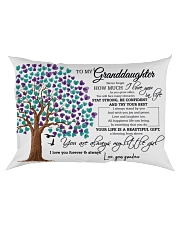 To My Granddaughter Rectangular Pillowcase front