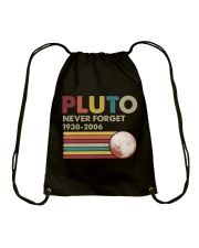 Science Pluto Never Forget 1930-2006 Drawstring Bag tile