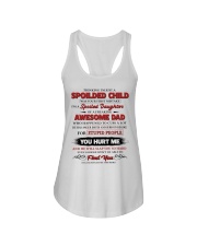 Thinking I'm Just A Spoiled Child-Dad To Daughter Ladies Flowy Tank tile