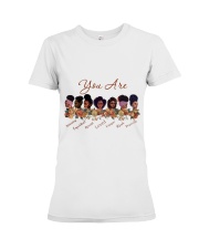 U are amazing important special loved unique kind Premium Fit Ladies Tee tile