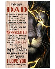 Lion You'll Always Be My Dad The Legend - For Dad 11x17 Poster front
