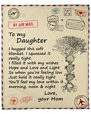 I hugged this soft blanket - Mom to Daughter Fleece Blanket - 50" x 60" front