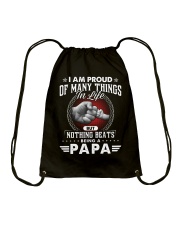 Nothing Beats Being A Papa Drawstring Bag thumbnail