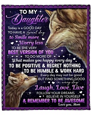 Today Is A Good Day Have Great Day Mom To Daughter Fleece Blanket - 50" x 60" front