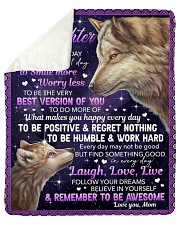 Today Is A Good Day Have Great Day Mom To Daughter Sherpa Fleece Blanket - 50" x 60" thumbnail