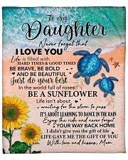 Never Forget That I Love You Mom To Daughter Fleece Blanket - 50" x 60" front