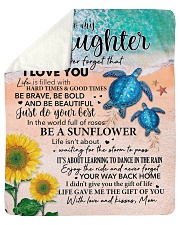 Never Forget That I Love You Mom To Daughter Sherpa Fleece Blanket - 50" x 60" thumbnail