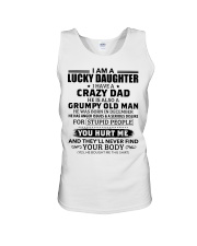 I Have Crazy Dad Grumpy Old Man Dad 12 To Daughter Unisex Tank tile