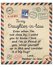Even When Im Not Close By MIL To Daughter-In-Law Fleece Blanket - 50" x 60" front