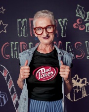 Dad Jokes Are Soda Funny Ladies T-Shirt lifestyle-holiday-crewneck-front-3