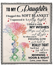 Daughter I Hugged This Soft Blanket Mom Fleece Blanket - 50" x 60" front