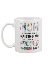 Mom Thanks For Raising Me Mug back
