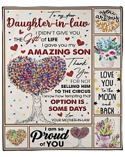 DIL Thanks For Not Selling My Son To The Circus Fleece Blanket - 50" x 60" front