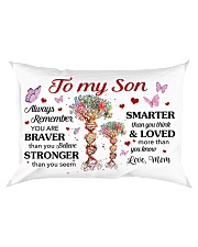 Remember U Are Braver Than U Believe Mom To Son Rectangular Pillowcase front