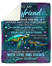 I Wish I Could Turn Back The Clock To Boyfriend Sherpa Fleece Blanket - 50" x 60" thumbnail