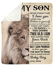 Lion Never Forget That I Love You Mom To Son Sherpa Fleece Blanket tile