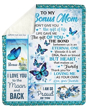 I Didn't Give U The Gift To Bonus Mom Sherpa Fleece Blanket tile