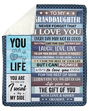 Never Forget That I Love U GP To Granddaughter Sherpa Fleece Blanket tile