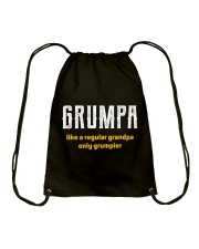 Grumpa Like A Regular Grandpa Only Grumpier Drawstring Bag thumbnail