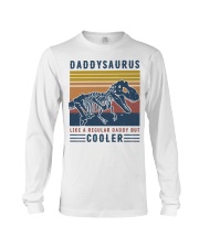 Daddysaurus Like A Regular Daddy But Cooler Long Sleeve Tee tile