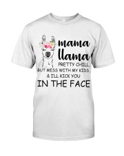 Mama Llama kick you in the face Classic T-Shirt tile