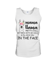 Mama Llama kick you in the face Unisex Tank thumbnail