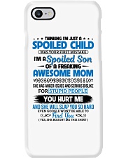 I'm A Spoiled Son Of A Freaking Awesome Mom Phone Case thumbnail